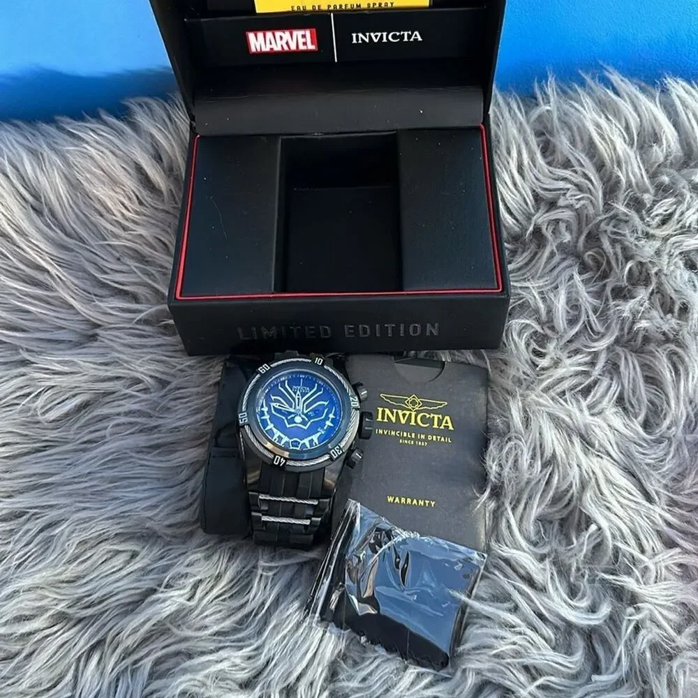 Invicta Limited Edition Marvel Black Panther Bolt Watch #179 of 3,000